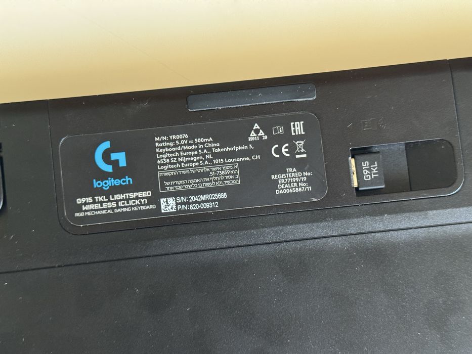 Logitech G915 TKL клавиатура