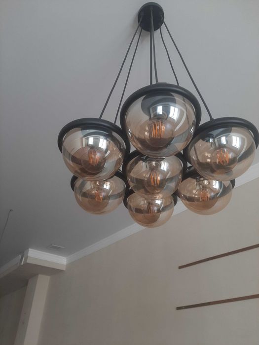 Люстра лофт на 7 лампочек