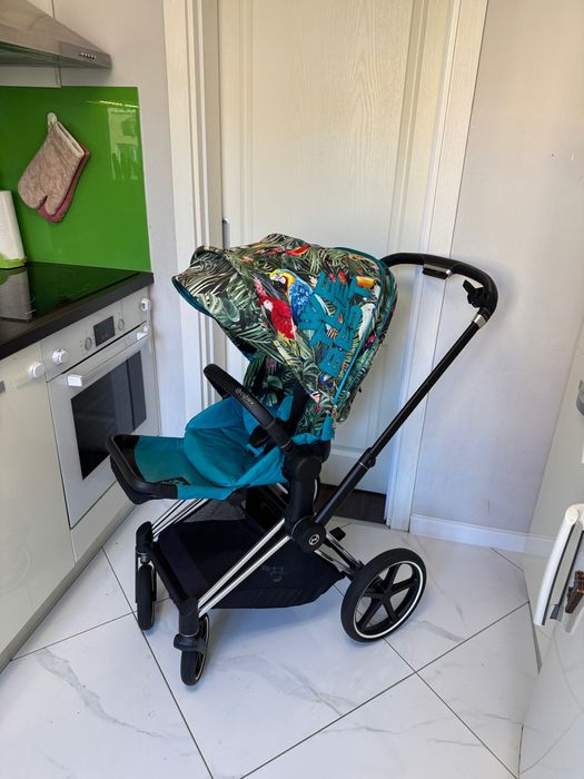 Cybex Priam 3 + тапицерия на DJ Khaled We The Best Blue