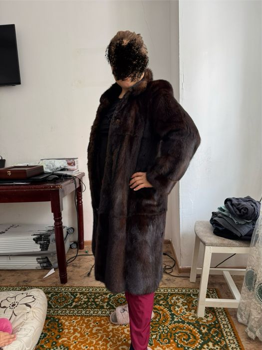 Норковая шуба бу
