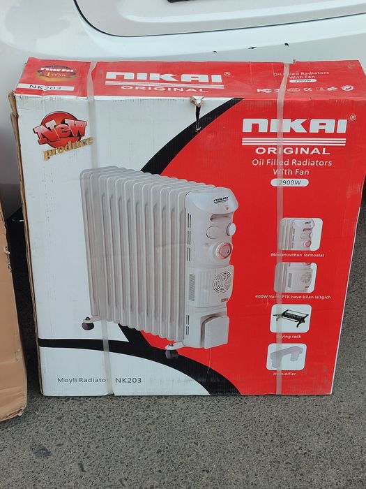 Обагреватель масляный. Obagrevatel qovurgʻali