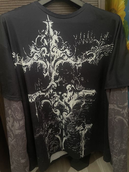 Лонгслив в стиле y2k