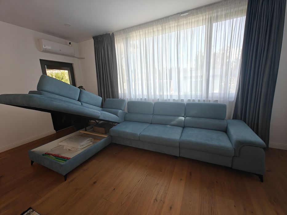 Coltar extensibil din stofa