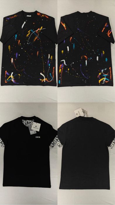 Tricouri Off White, Dior, Chrome Heart noi