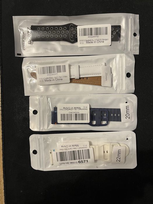 Нови каишки (20 и 22мм) за Smart Watch - Samsung, Huawei, Garmin