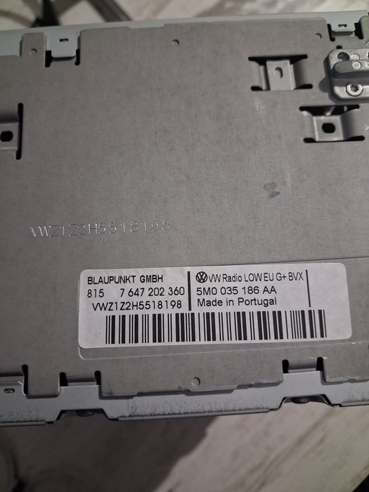 Vand CD player tiguan