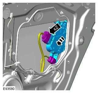Broasca / actuator usa spate dreapta Jaguar XF 8X2A-26412-AC