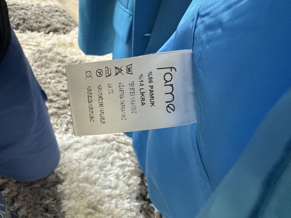 Пиджак Fame «голубой,женский»