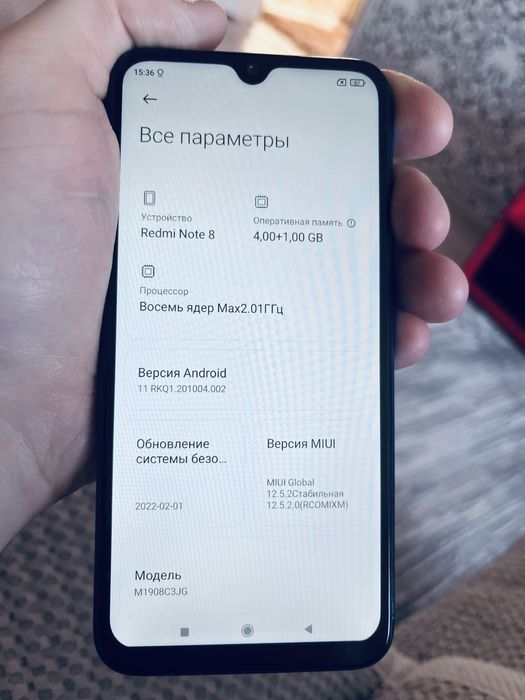 Продам телефон Redmi Note 8 4гб/64гб