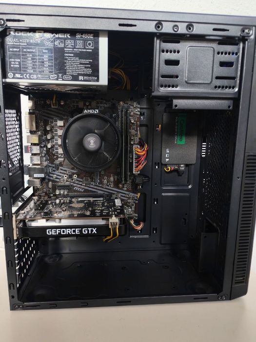 Готовый кейс r5 2600 + gtx 1650