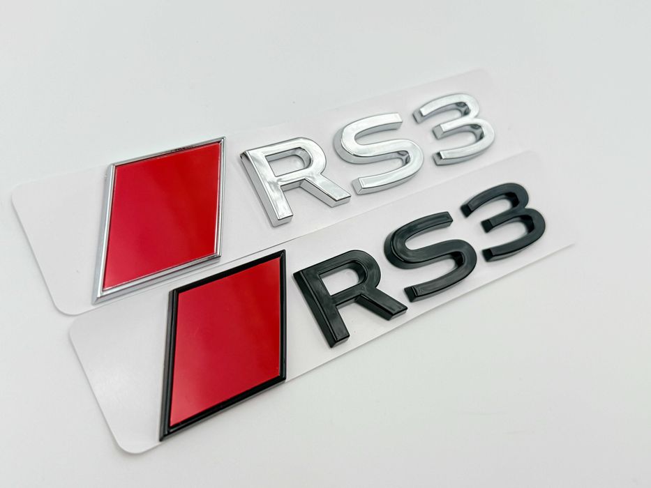 Emblema AUDI RS3 spate crom NOU