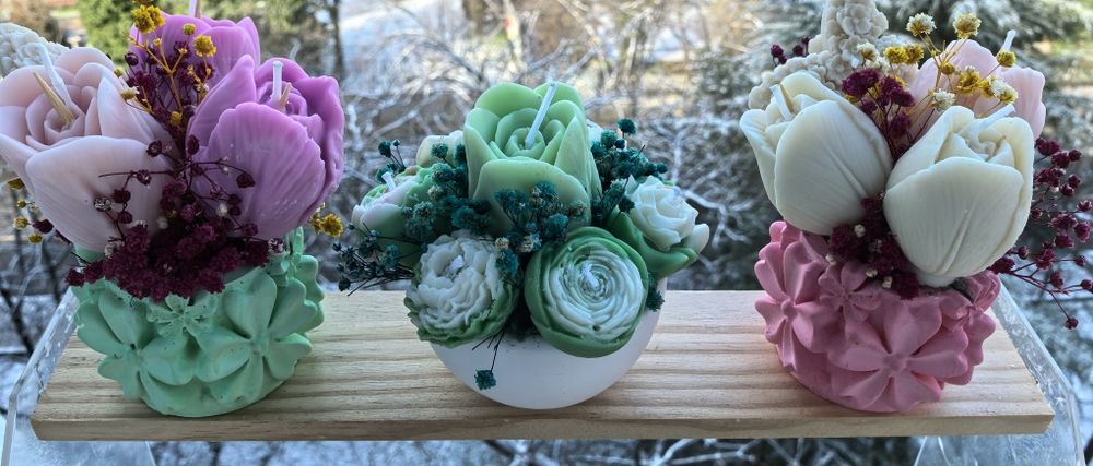 Кашпи с декорация