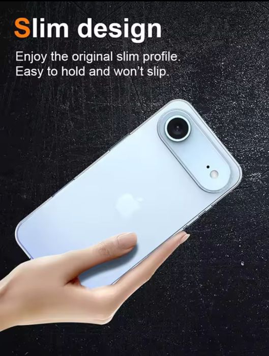 Husa silicon transparenta pt iPhone Air / 17 / 17 Pro / 17 Pro Max