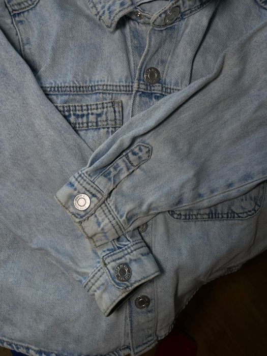 Детско дънково яке Zara с качулка, размер 104 (3-4 г.)