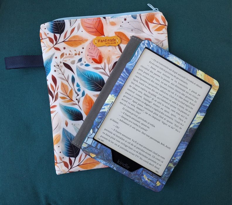 Huse handmade material softshell impermeabil - carti / tablete /Kindle