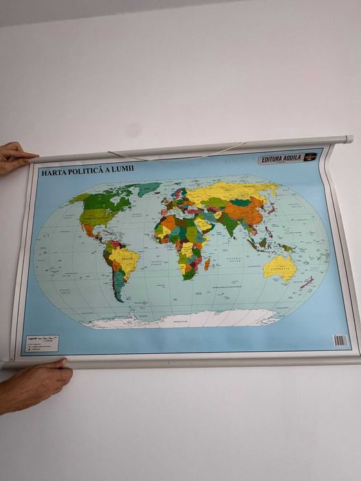 Vand Harta fizica si politica a lumii