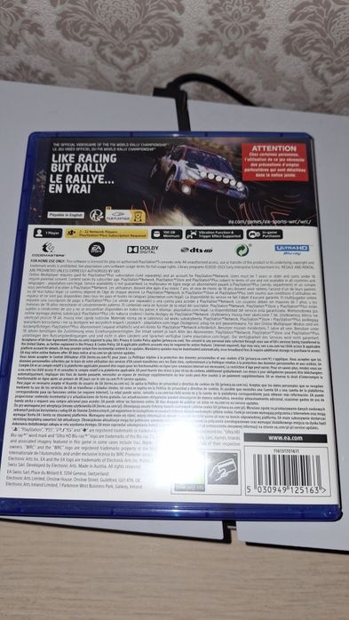 Диск ea sports wrc на ps5