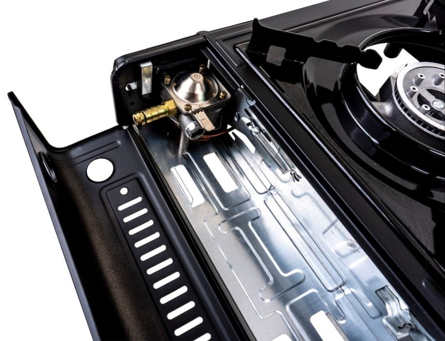 Aragaz portabil camping Happy Home /dubla alimentare butelie spray/gaz