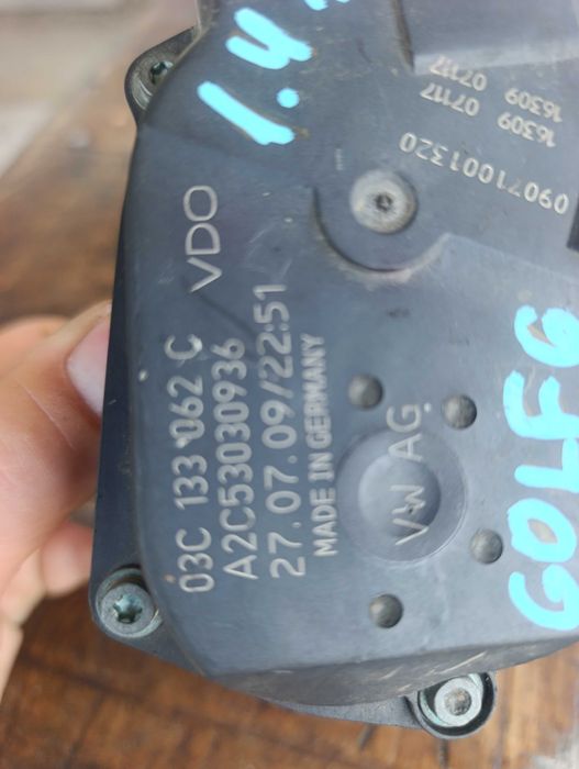 Дроселова клапа, дросел - 03C133062C - VW , Seat , Skoda, Audi / Сеат, Ауди, Шкода