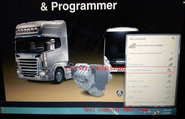 Tester auto camioane Scania + Laptop, totul instalat VCI3 v2.5X update