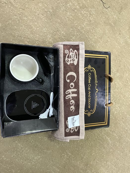 Стакан для кофе с электро подогревателем