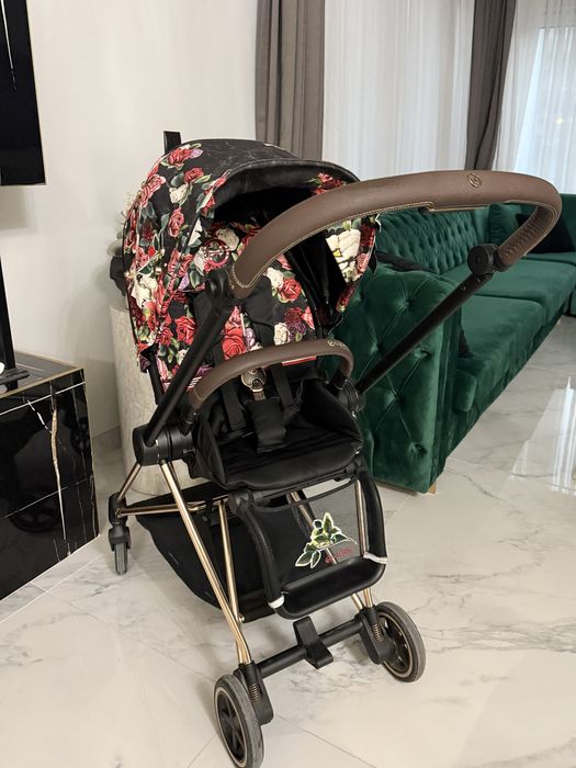 Cybex MIOS Platinum Rose Gold – Spring Blossom Dark