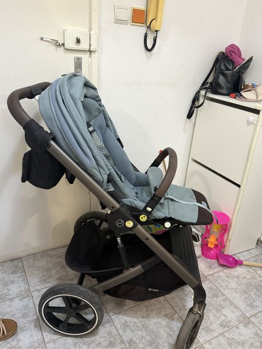 Cybex balios S детска количка зимен летен кош и оригинален чувал на cybex ( нов)