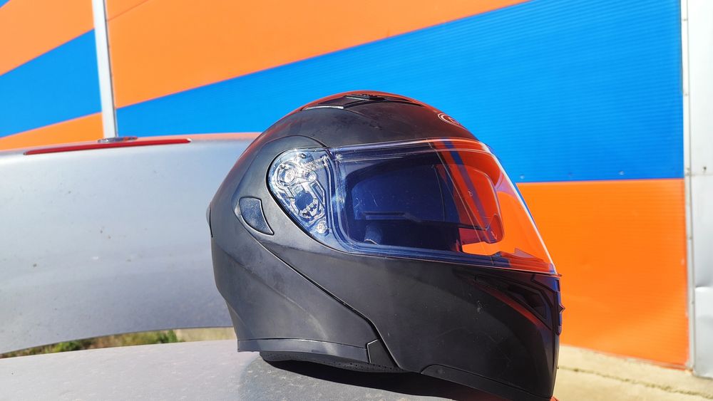 Шлем модуляр. Черный матовый