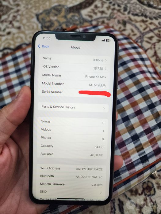 Iphone Xs Max  64GB Ideal