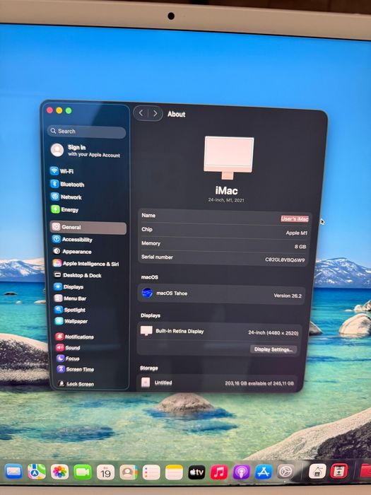 iMac M1 8 CPU/8 GPU  24" Pink