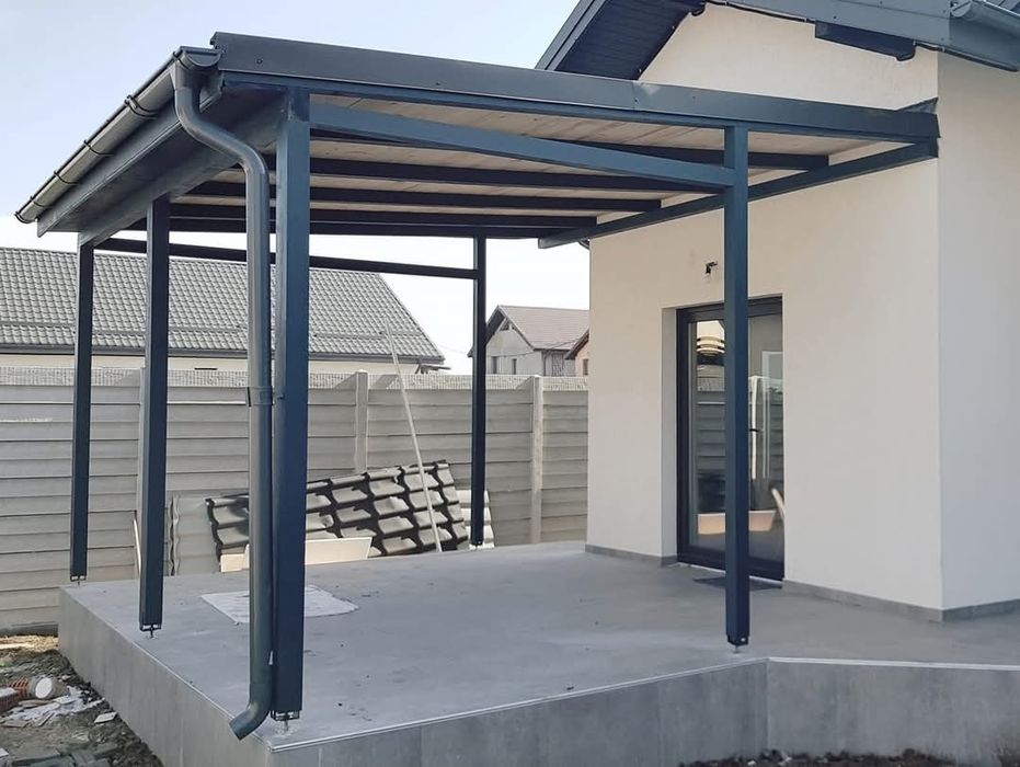 Terase moderne foișoare de grădină pergole spații depozitare