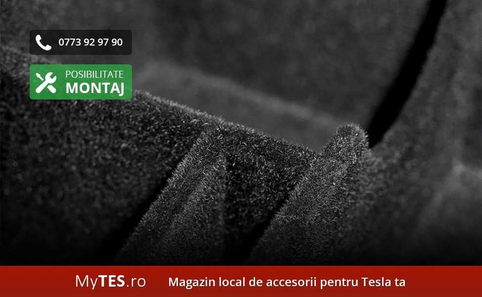 Cutii depozitare velur consola centrala - Tesla Model 3 / Y