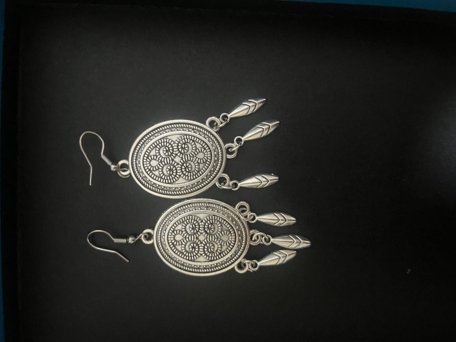 Этно серьги (ручная работа)