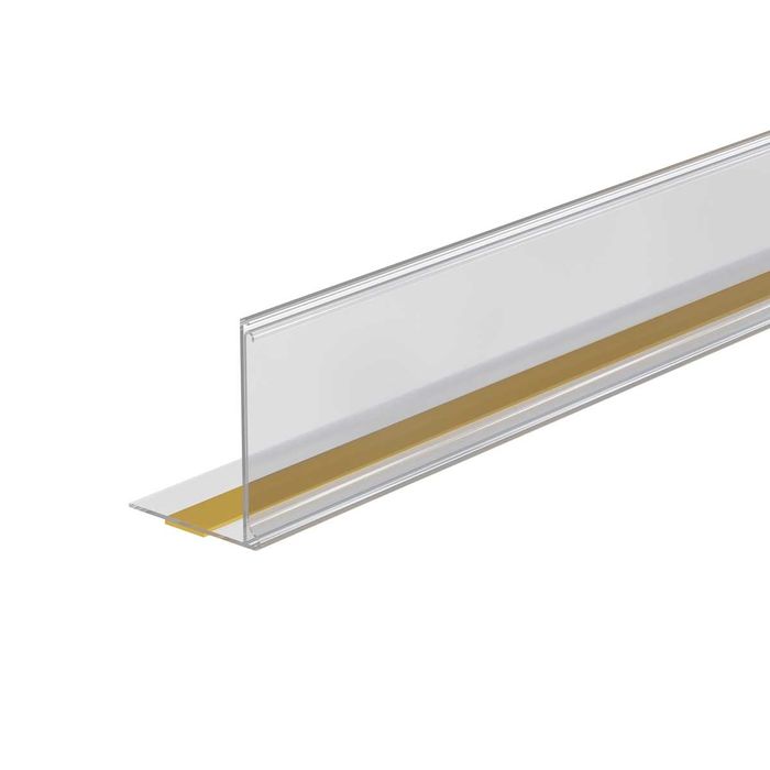 Ценник. Ценникодержатель полочный самоклеящийся. Ценник для стеллажа