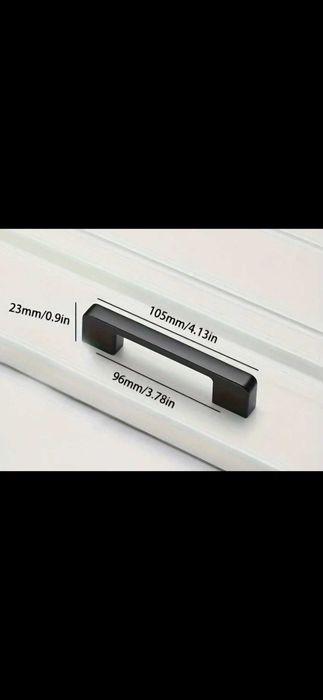 Метални дръжки за мебели черен мат