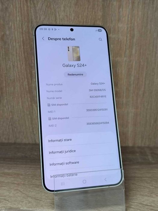 Telefon Samsung Galaxy S24+ 256GB Cod 116065