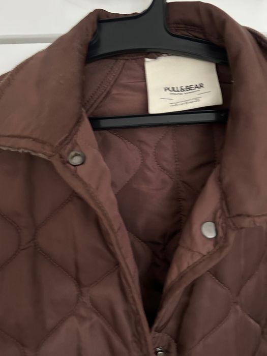 Кафяво леко ватирано яке