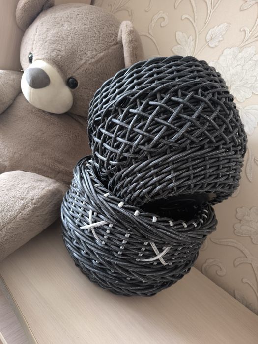 Кашпо из ротанга