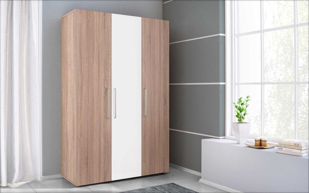 Нов гардероб  с надстройка вис. 230см. шир. 120см.
