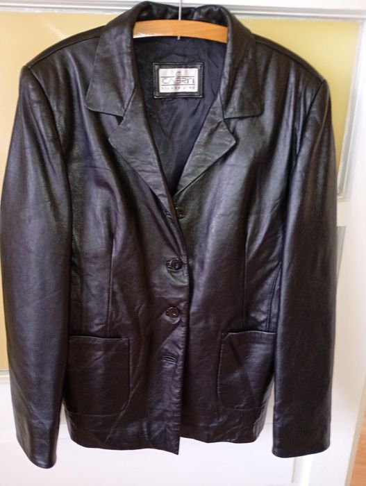 Haina dama din piele naturala