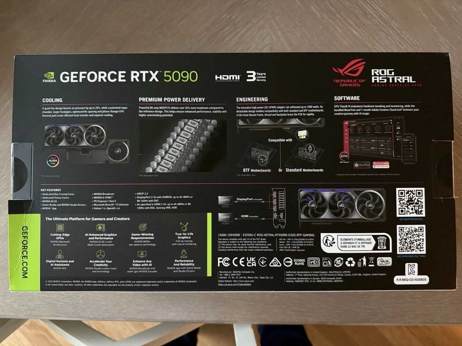 НОВИ ! Видео карти ASUS ROG ASTRAL BTF Gaming OC 32GB