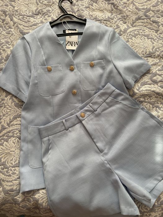 Двойка нежно голубая ZARA
