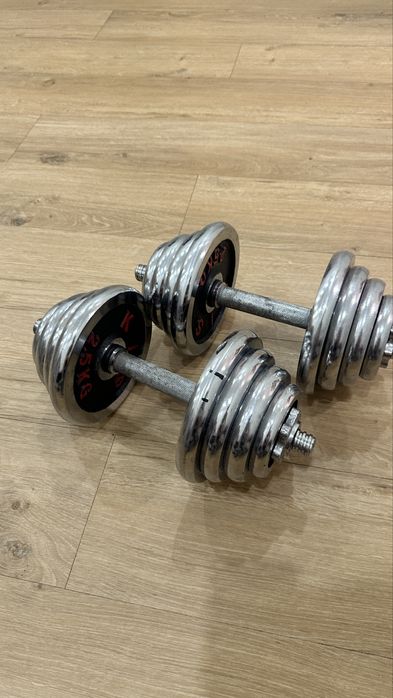 Гантели, 30 кг по 15 кг