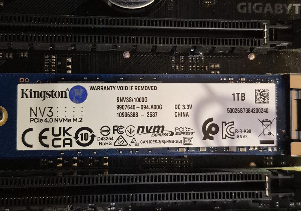 1TB NVMe Kingston NV3 SNV3S/1000G