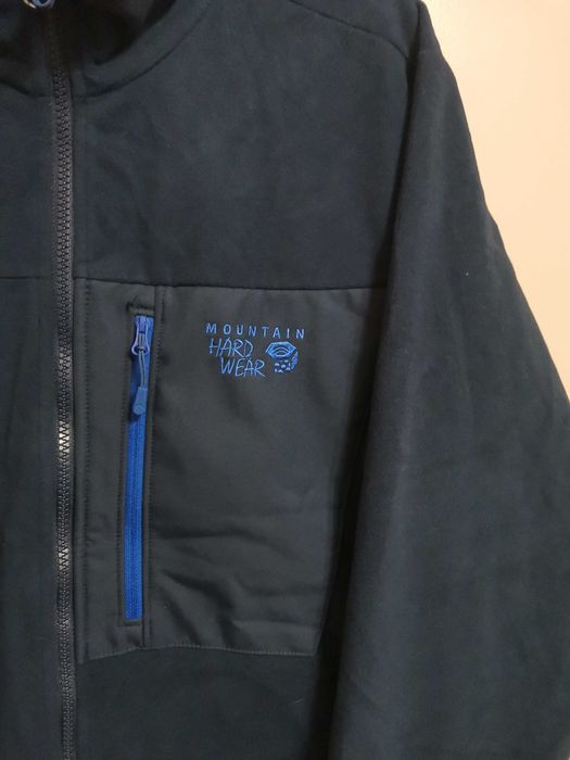 MOUNTAIN HARDWEAR Hybrid Softshell Fleece Jacket.