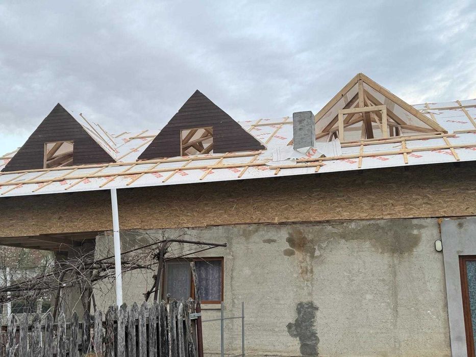 Acoperișuri, Reparații acoperis, Dulgherie, Mansardări, Hidroizolații, Jgheaburi, Montaj acoperis