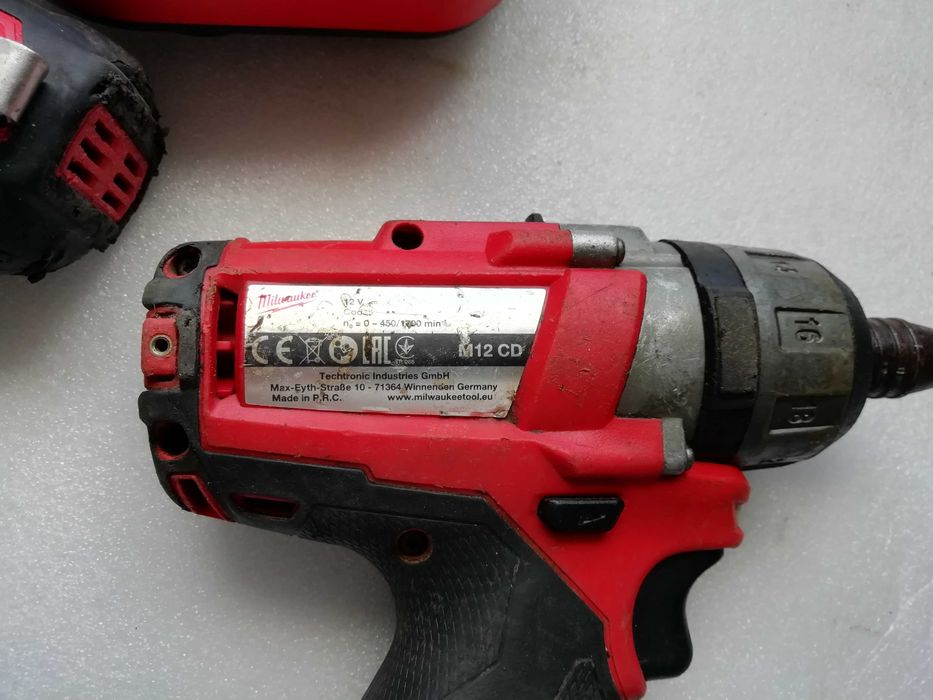 set filetată milwauke 12 v