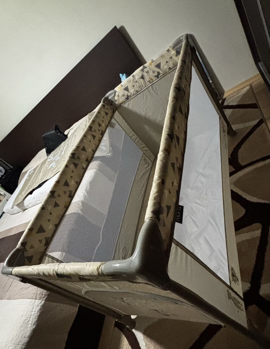 Бебешка кошара Lorelli, с включени два матрака