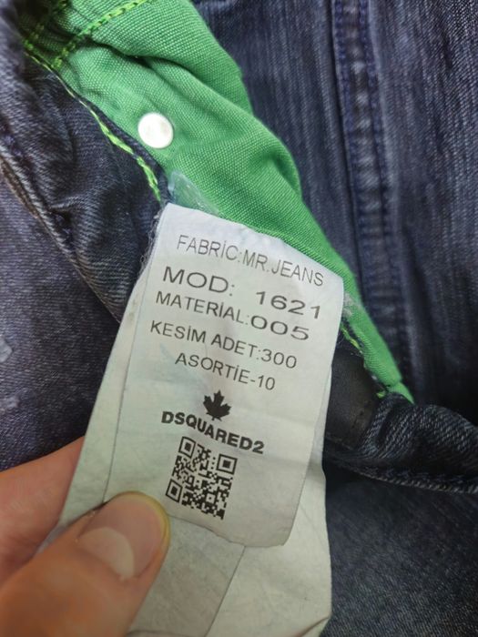 Blugi Dsquared2 originali model rar albastru inchis