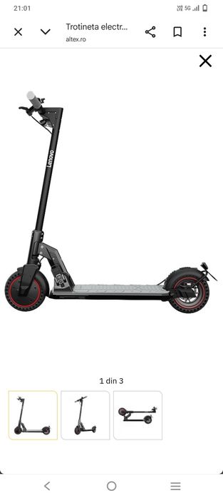 Trotineta electrica Lenovo M2